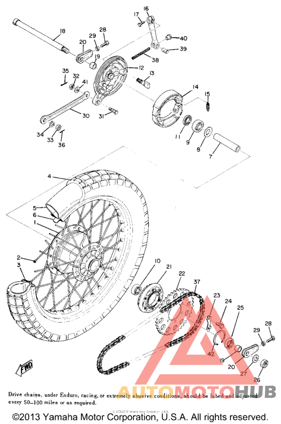 Переднее колесо