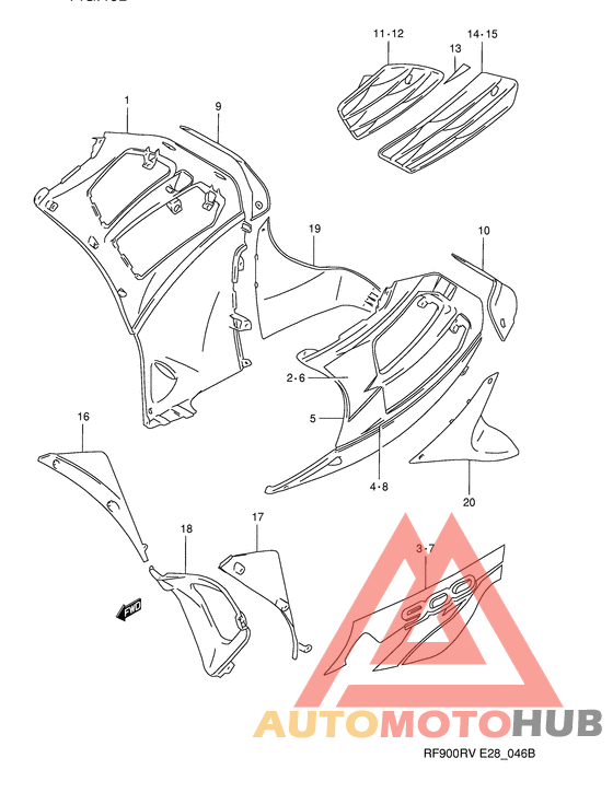 Under cowling body