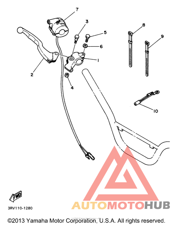 Handle switch - lever