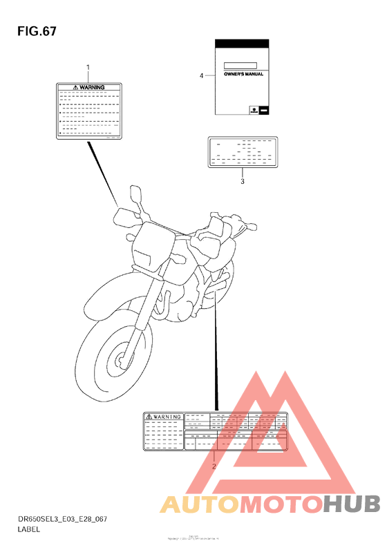Label (Dr650Sel3 E03)