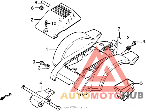 Задний бампер