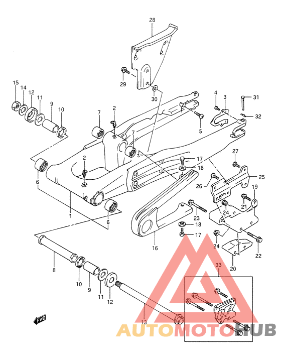 Маятник задний