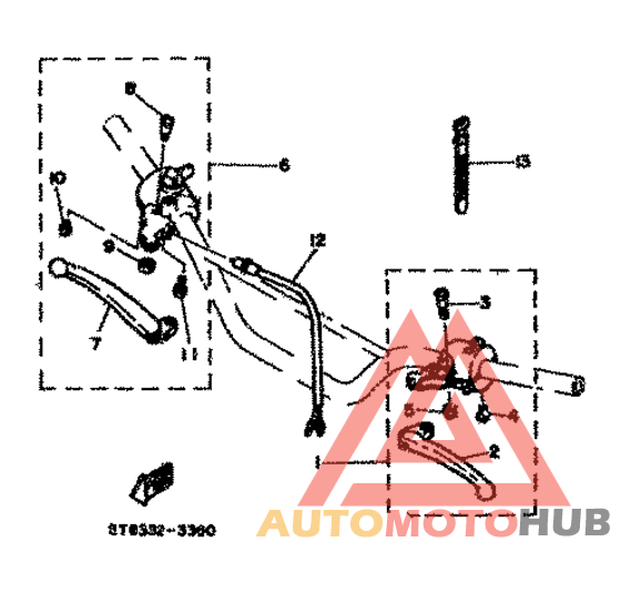 Handle switch. lever