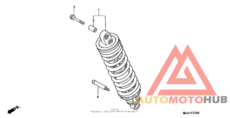 Задние амортизаторы