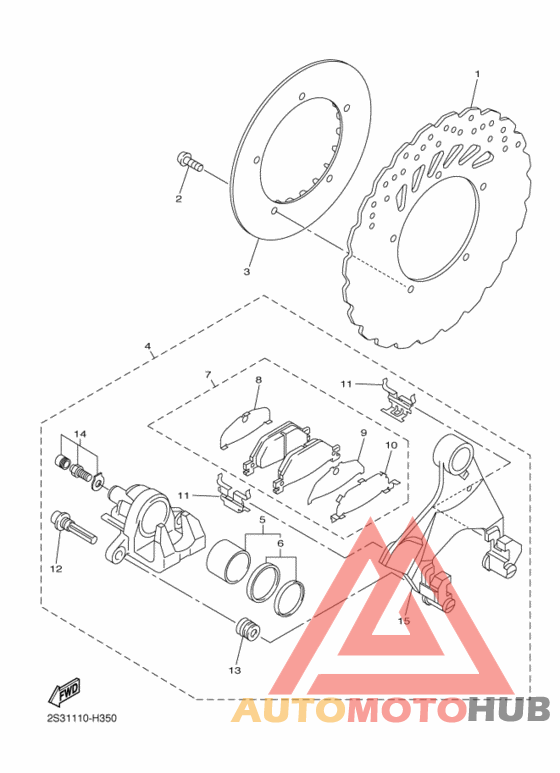 Задний тормоз