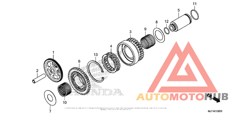Муфта стартера