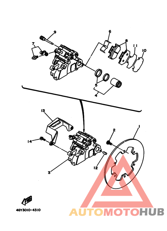 Задний суппорт