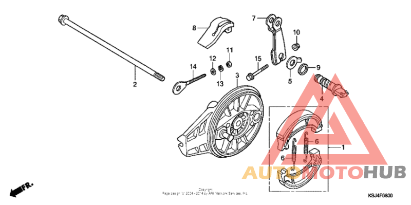 Задний тормоз
