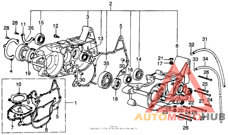 Картер двигателя
