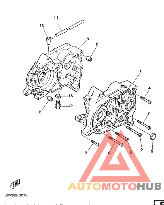Картер двигателя