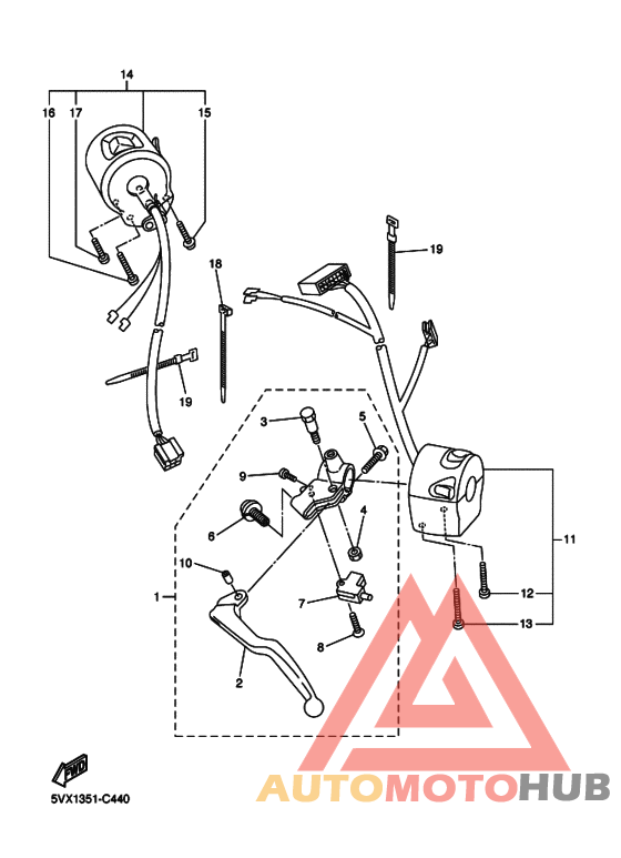 Interruptor  manillar&palanc