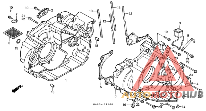 Картер двигателя