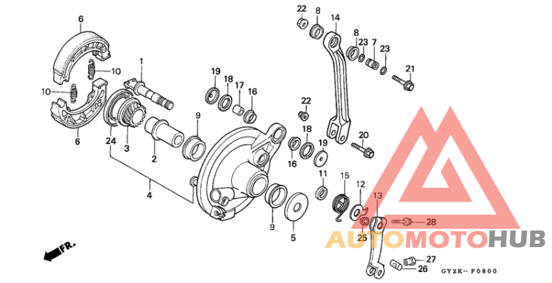 Передний тормоз