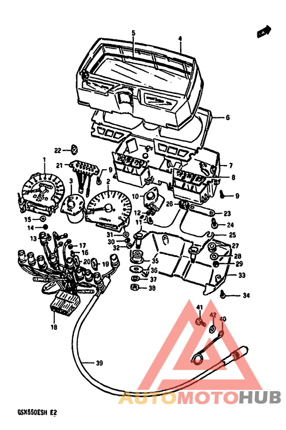 Speedometer-tachometer