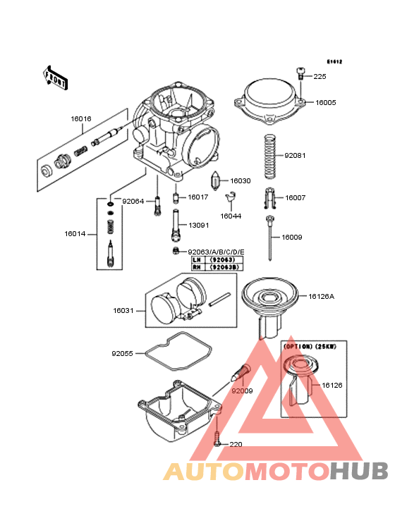 Карбюратор в разборе