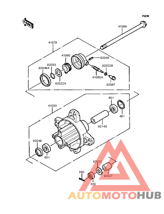 Переднее колесо