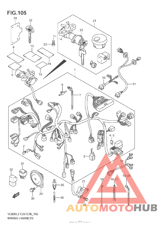 Wiring Harness (Vl800T  E33)