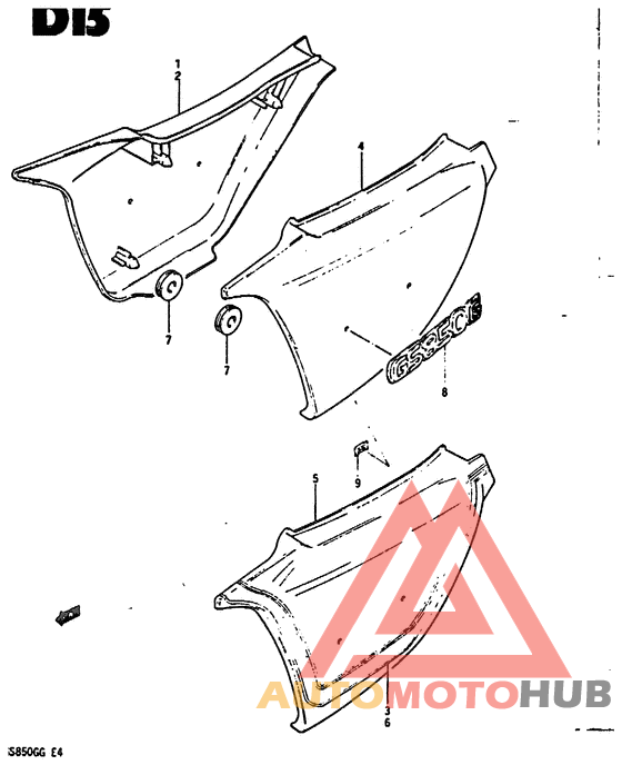 Обтекатель задний