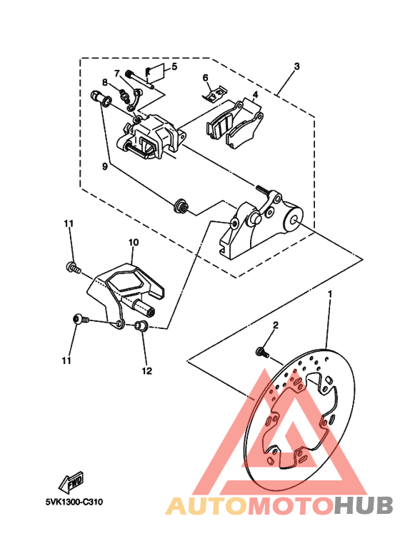 Задний суппорт