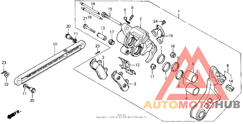 Задний суппорт