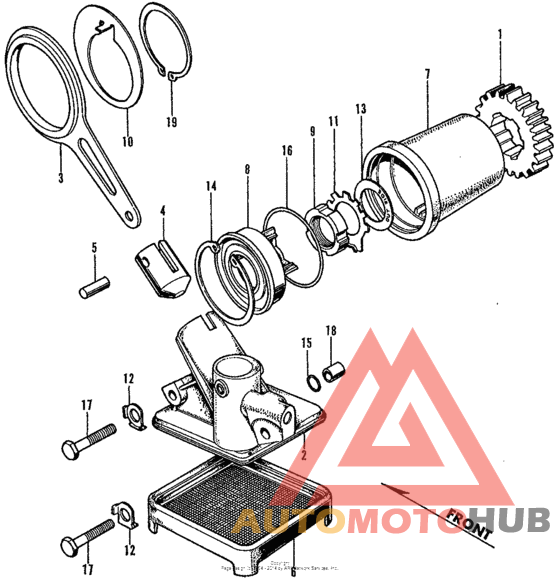 Oil pump + oil filter
