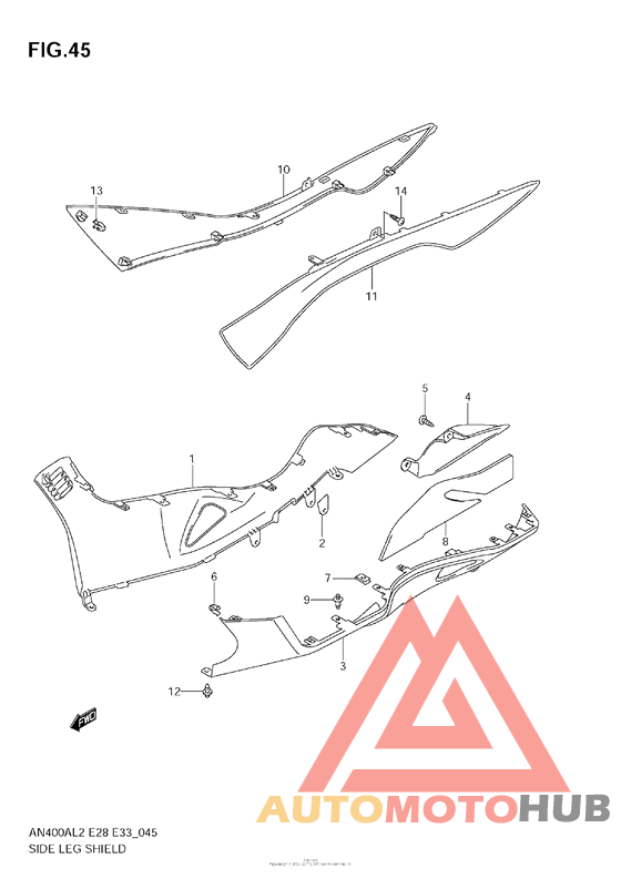 Side Leg Shield (An400A L2 E33)