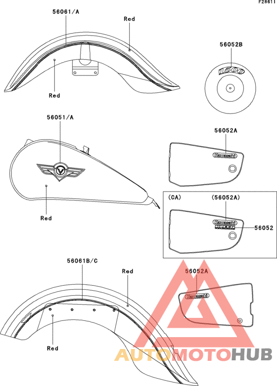 Decals(red)(vn1500-e6)