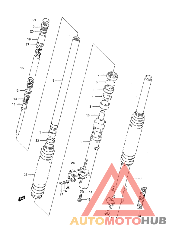 Передняя вилка