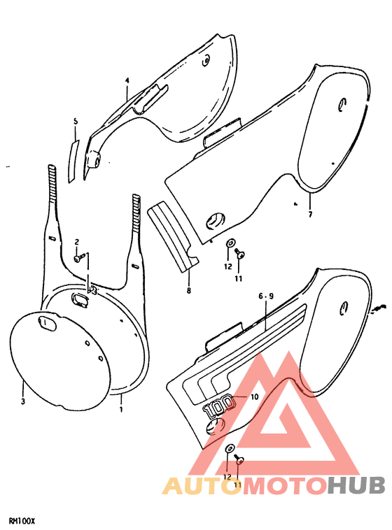 Обтекатель задний