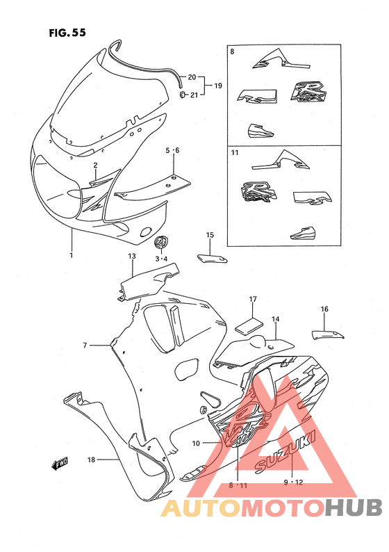 Cowling body