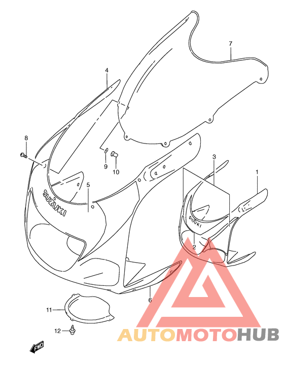 Cowling body