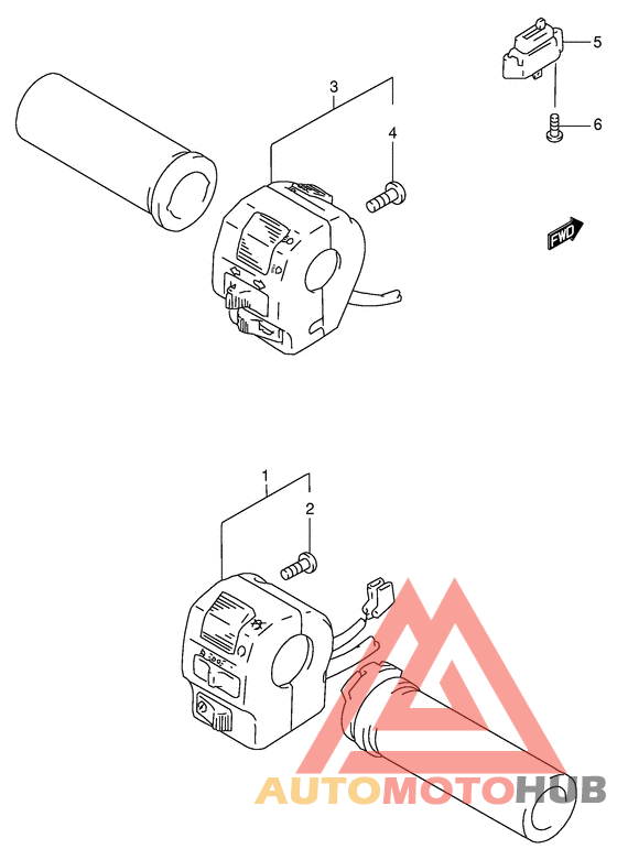 Рулевой переключатель