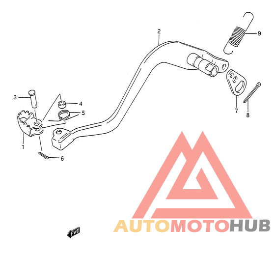 Передний суппорт