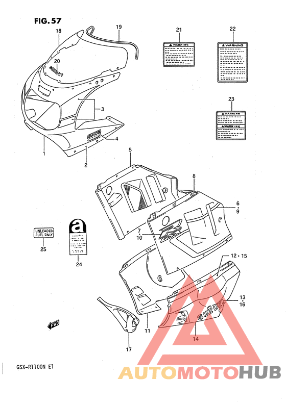 Cowling body