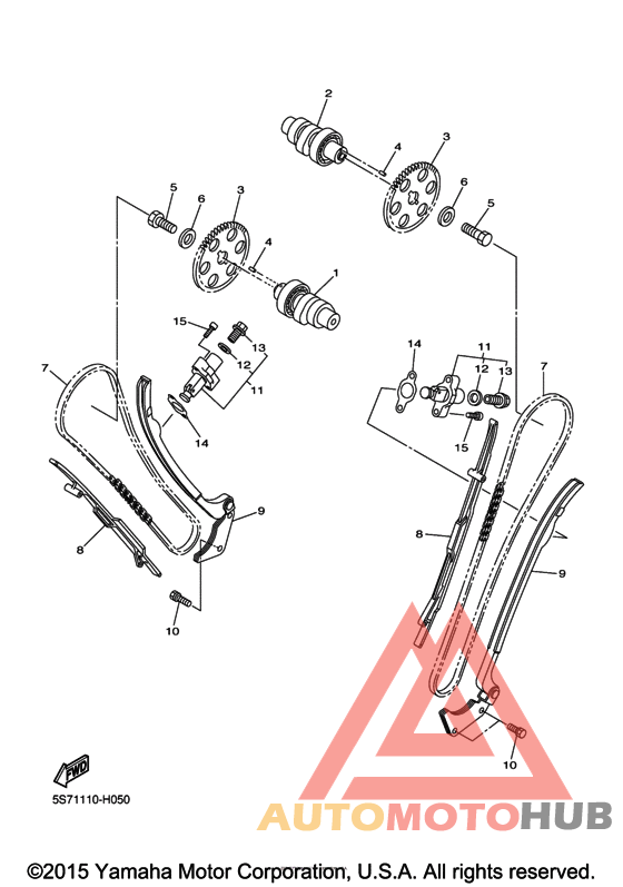 Цепь механизма газораспределения