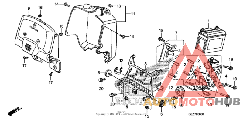 Front cover + battery