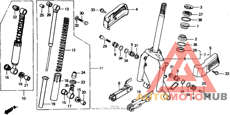 Передняя вилка