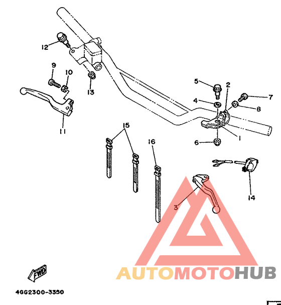 Handle switch. lever