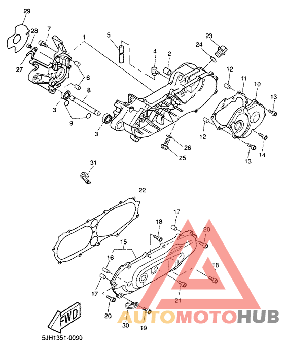 Картер двигателя