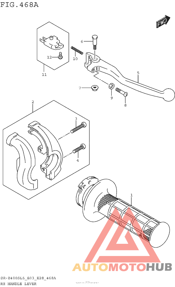 Rh Handle Lever
