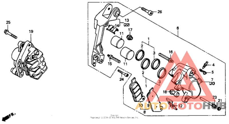 Передний суппорт
