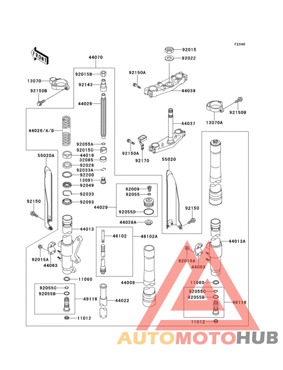 Front fork(1/2)