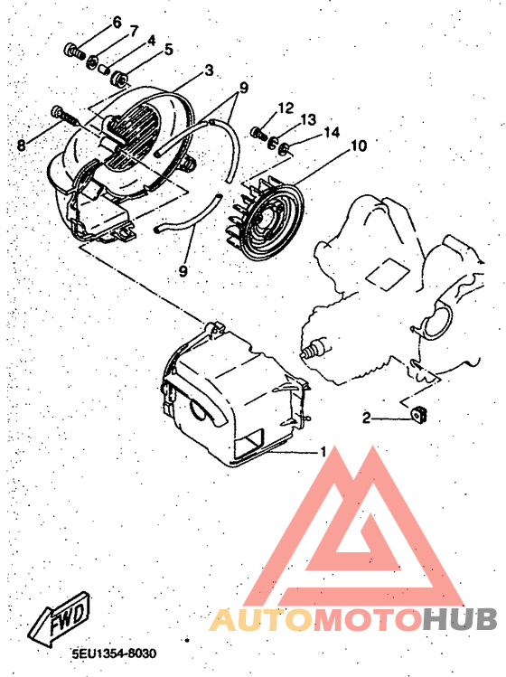 Air shroud. fan