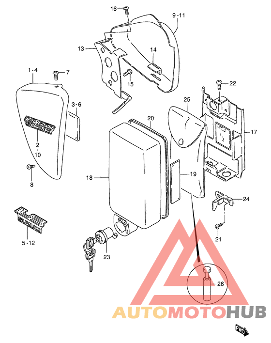 Обтекатель задний