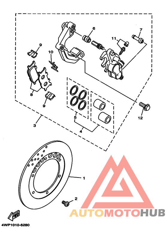 Передний суппорт