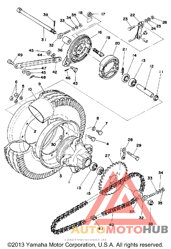 Переднее колесо