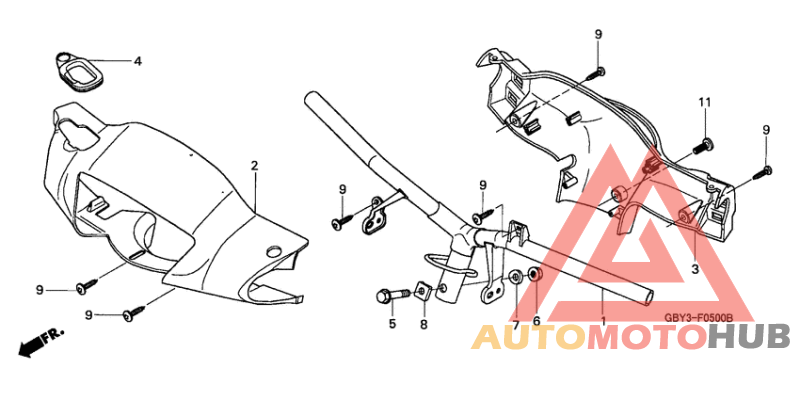 Handle pipe/handle cover