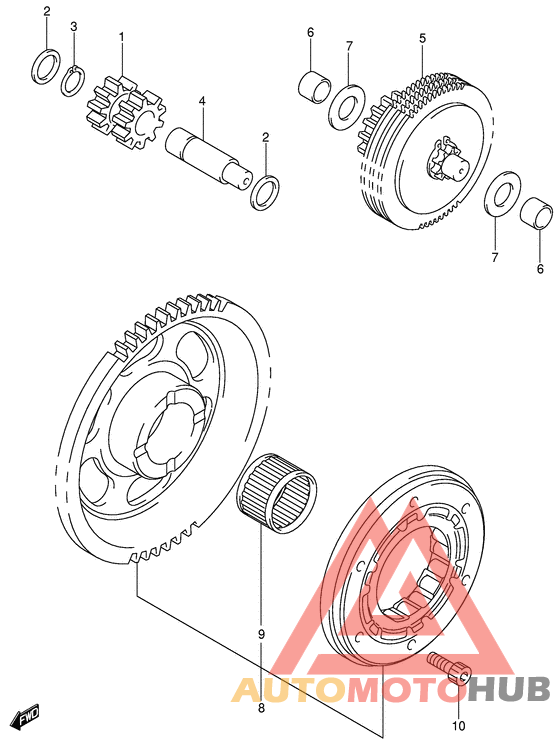 Муфта стартера