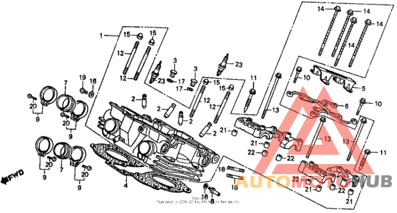 Rear cylinder head ii