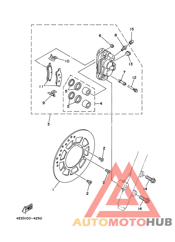 Передний суппорт